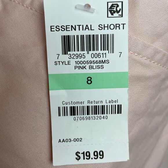 NWT Maison Jules Essential Pink Shorts Size 8 - Picture 3 of 7